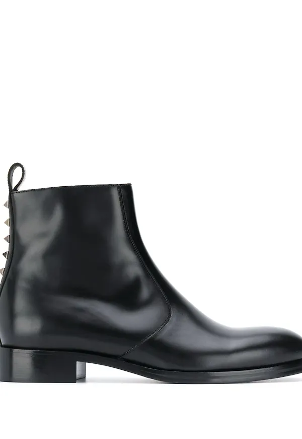 Valentino Garavani Rockstud stövletter - Svart