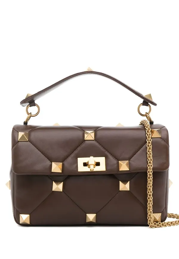 Valentino Garavani Rockstud totebag - Brun
