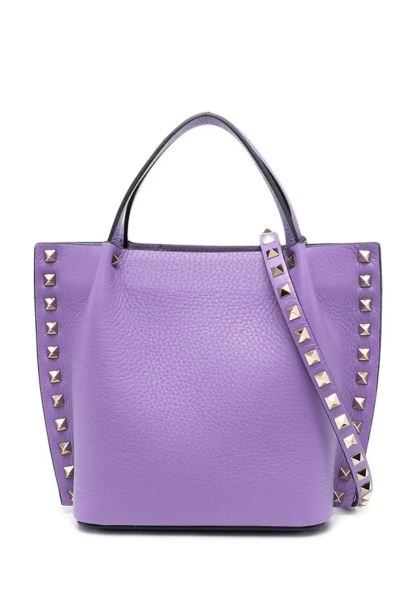 Valentino Garavani Rockstud totebag - Lila
