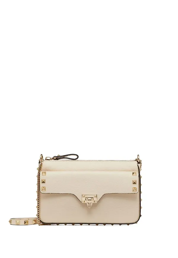 Valentino Garavani Rockstud totebag - Vit