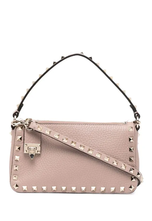 Valentino Garavani Rockstud utsmyckad totebag - Neutral
