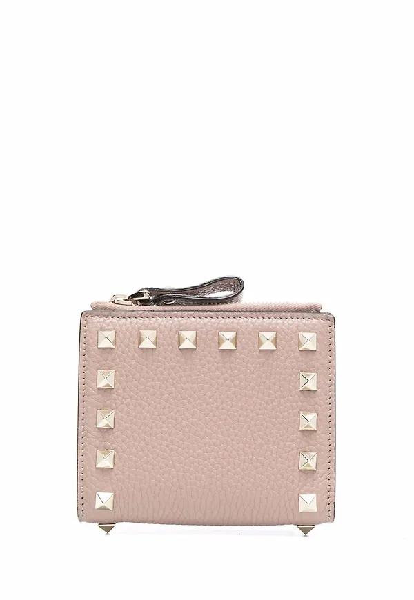 Valentino Garavani Rockstud vikt plånbok - Rosa