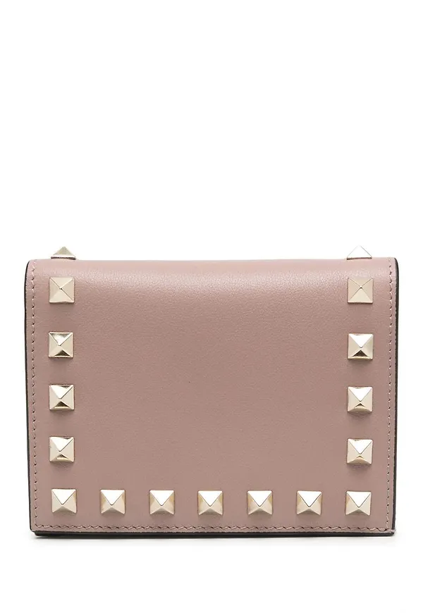Valentino Garavani Rockstud vikt plånbok - Rosa