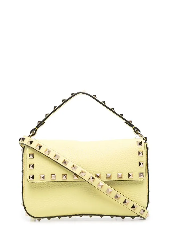 Valentino Garavani Rockstud väska med topphandtag - Gul