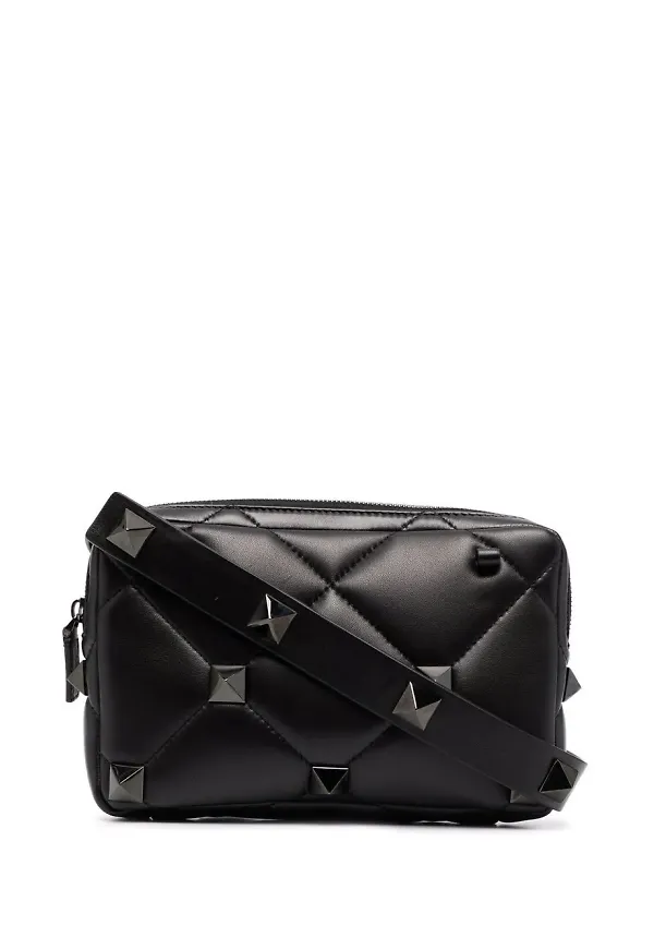 Valentino Garavani Roman Stud axelväska - Svart