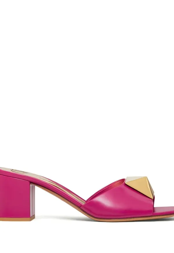 Valentino Garavani Roman Stud lädersandaler - Rosa