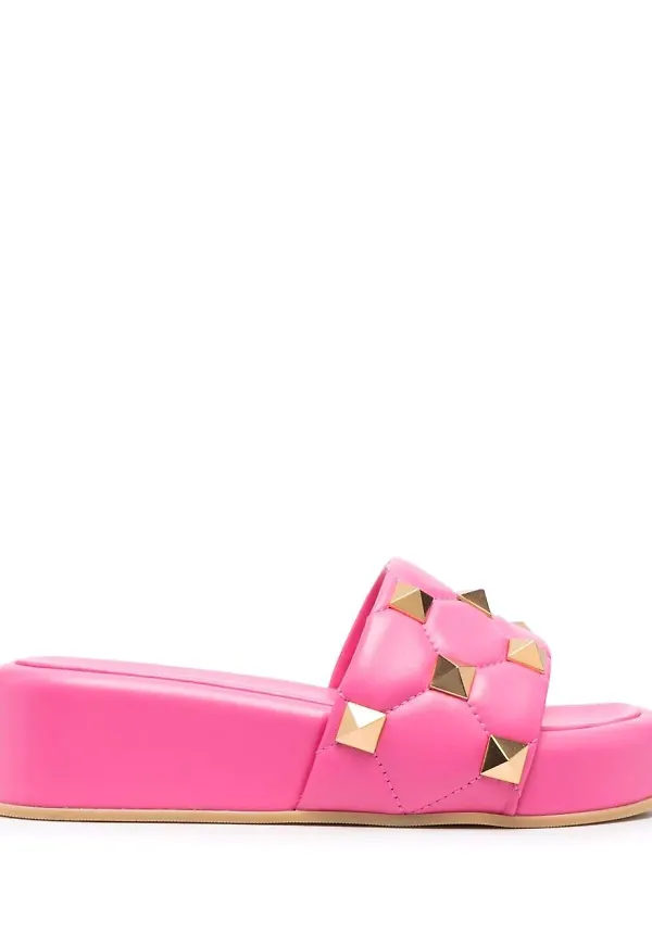 Valentino Garavani Roman Stud sandaler - Rosa