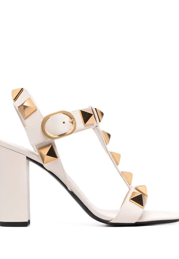 Valentino Garavani Roman Stud toffelsandaler - Neutral