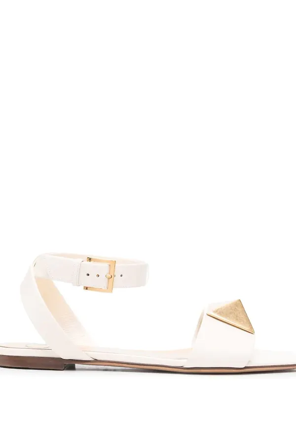 Valentino Garavani sandaler med spänne - Neutral
