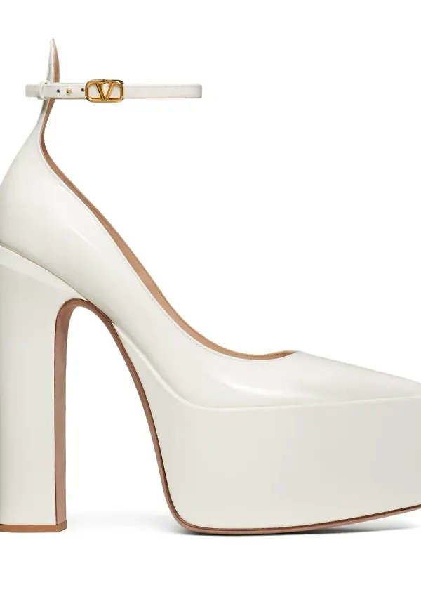 Valentino Garavani Tan-Go 165mm platform pumps - Vit