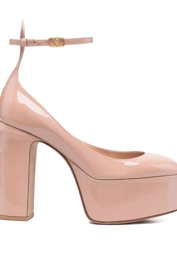 Valentino Garavani Tan-Go platåpumps - Neutral