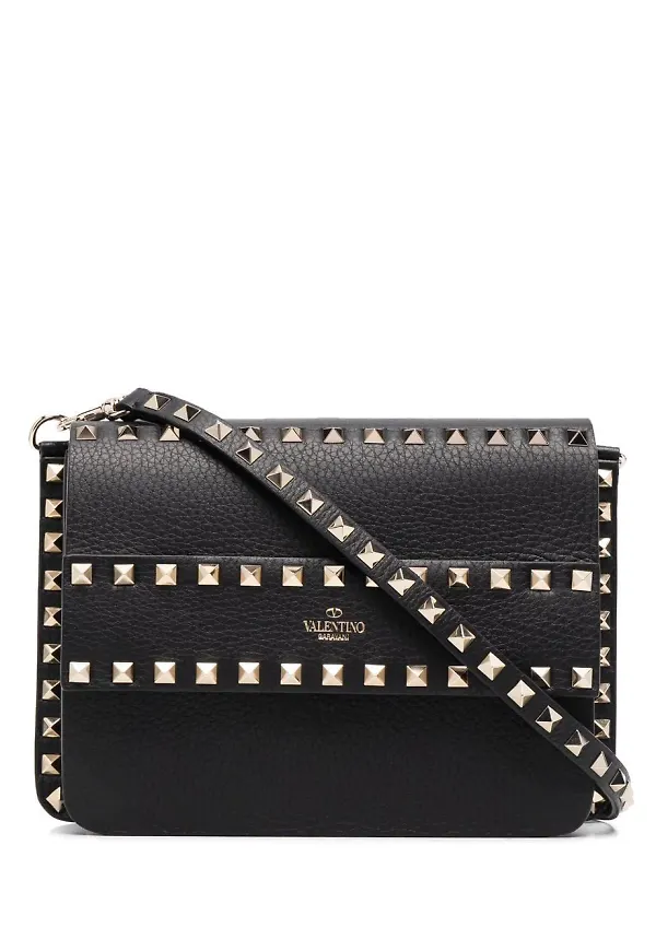 Valentino Garavani Valentino Garavani Rockstud axelväska - Svart