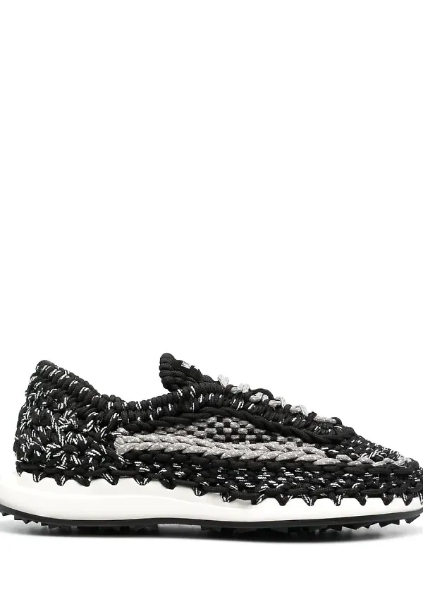 Valentino Garavani virkade låga sneakers - Blå