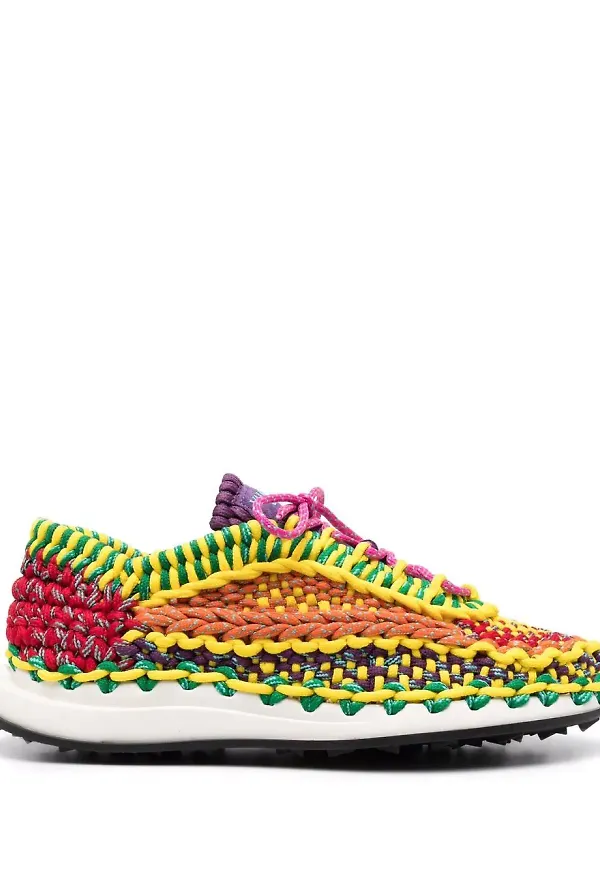 Valentino Garavani virkade låga sneakers - Gul