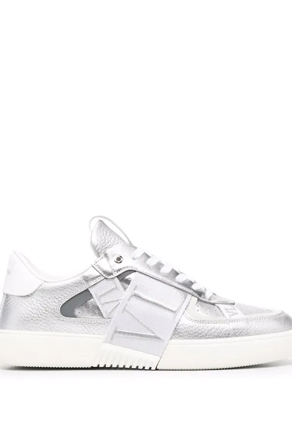 Valentino Garavani VL7N låga sneakers - Silverfärgad
