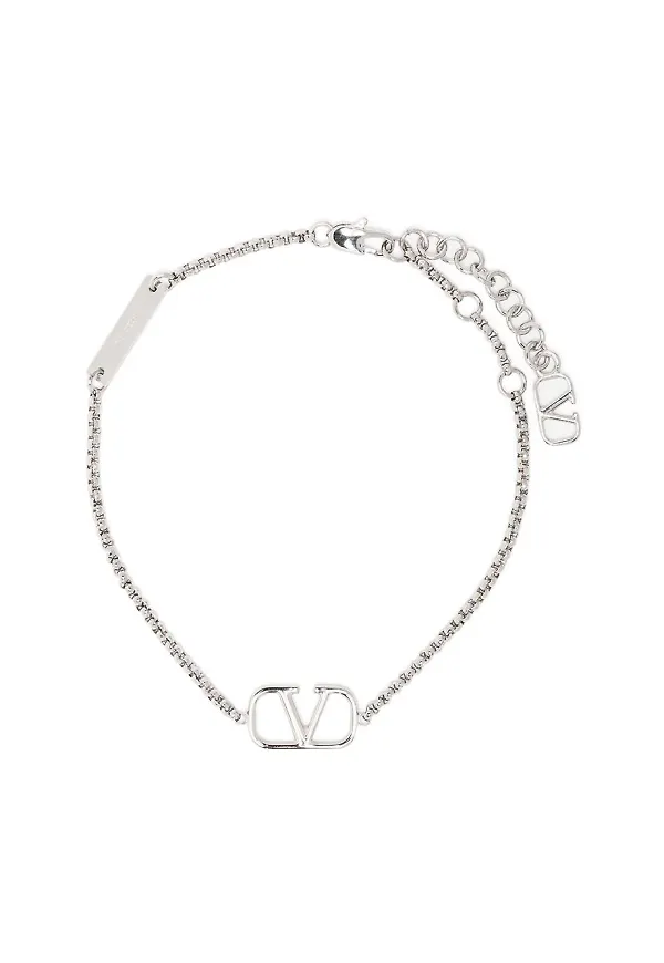 Valentino Garavani VLOGO armband - Silverfärgad