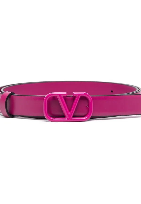 Valentino Garavani VLogo buckle belt - Rosa