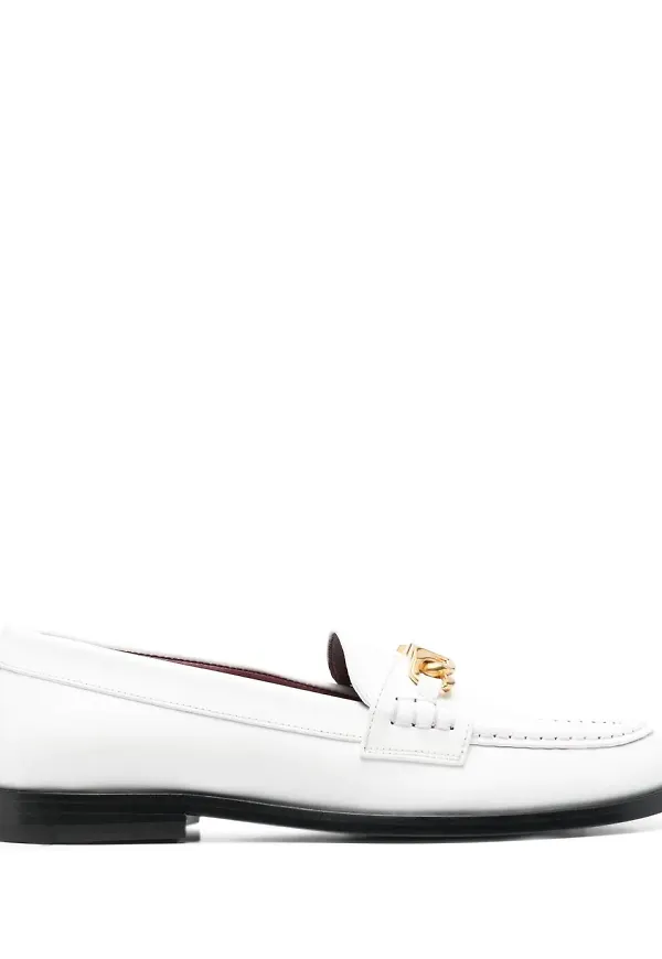 Valentino Garavani VLogo Chain loafers - Vit
