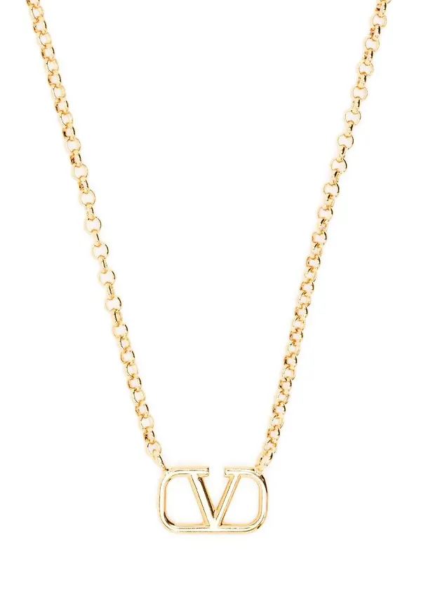 Valentino Garavani VLogo halsband - Guldfärgad