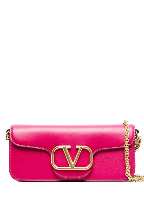Valentino Garavani VLOGO kuvertväska - Rosa