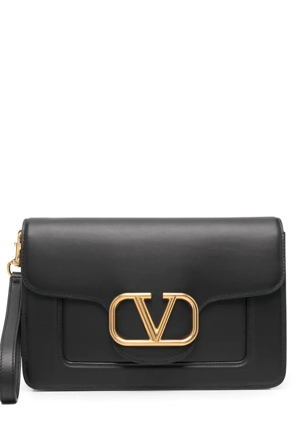 Valentino Garavani VLOGO liten clutch - Svart