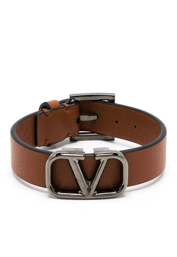 Valentino Garavani VLOGO Signature armband - Brun