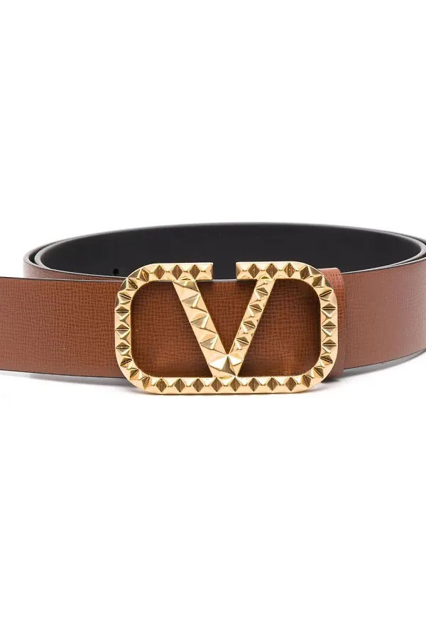 Valentino Garavani VLOGO Signature bälte - Brun