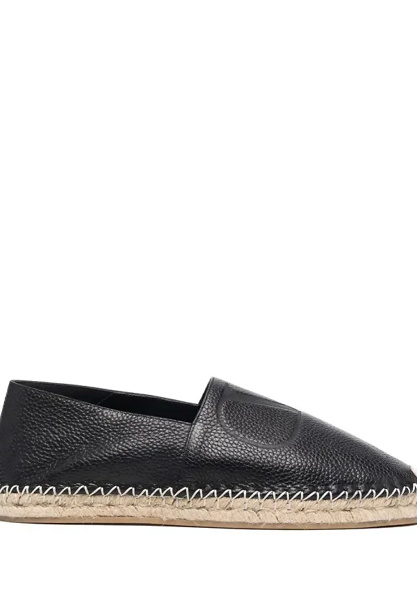 Valentino Garavani VLOGO Signature espadrillos - Svart
