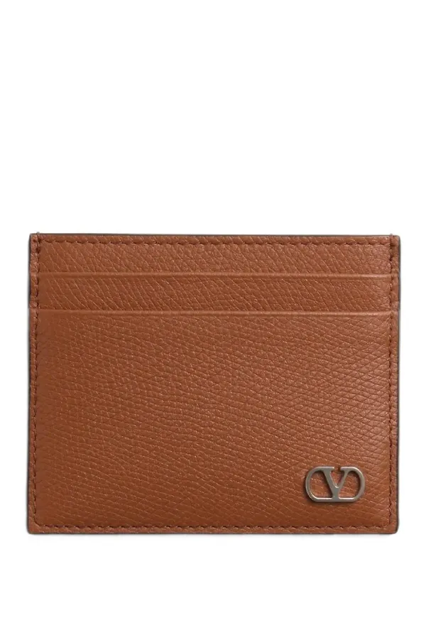Valentino Garavani VLogo Signature korthållare - Brun