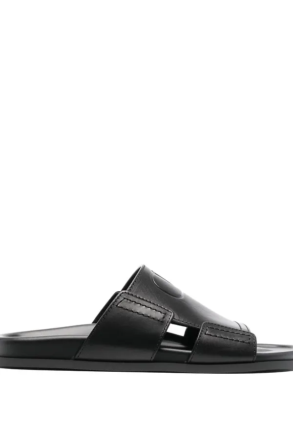 Valentino Garavani VLOGO Signature toffelsandaler - Svart