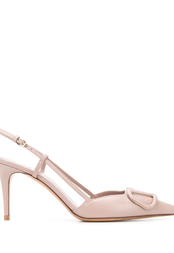 Valentino Garavani VLOGO slingback-pumps - Rosa