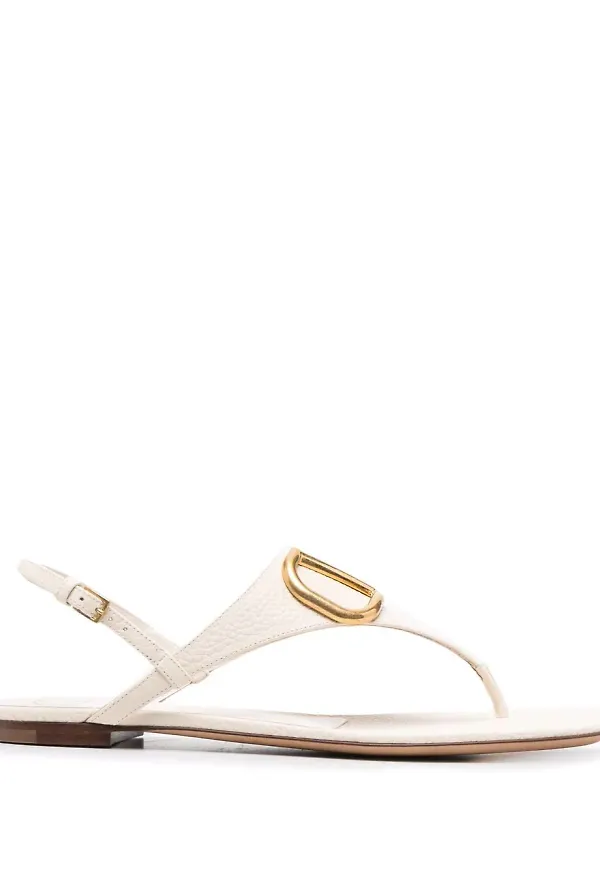 Valentino Garavani VLogo slingback-sandaler - Neutral