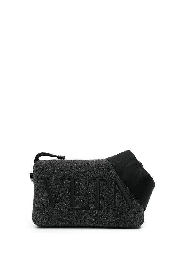 Valentino Garavani VLTN axelväska - Grå