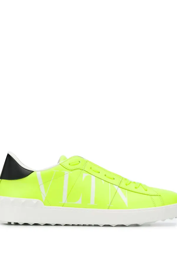 Valentino Garavani VLTN lädersneakers - Gul