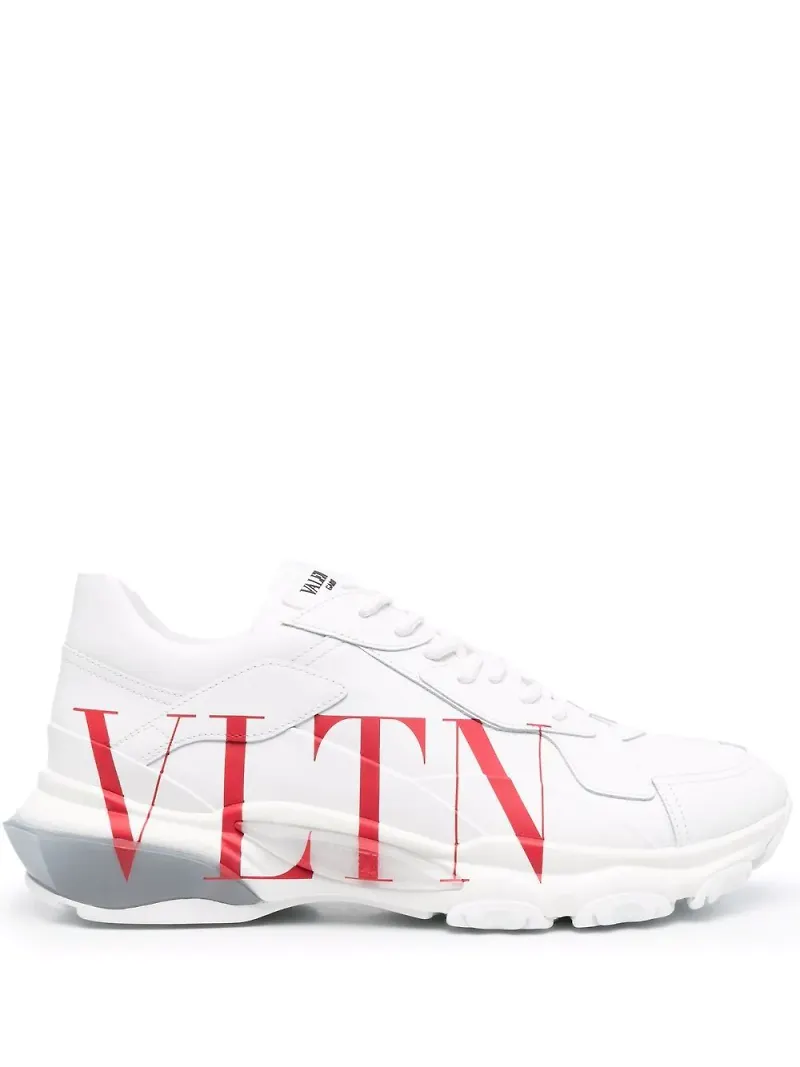 Valentino Garavani VLTN låga sneakers med tryck - Vit