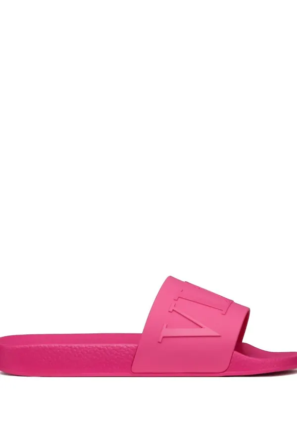 Valentino Garavani VLTN präglade sandaler - Rosa