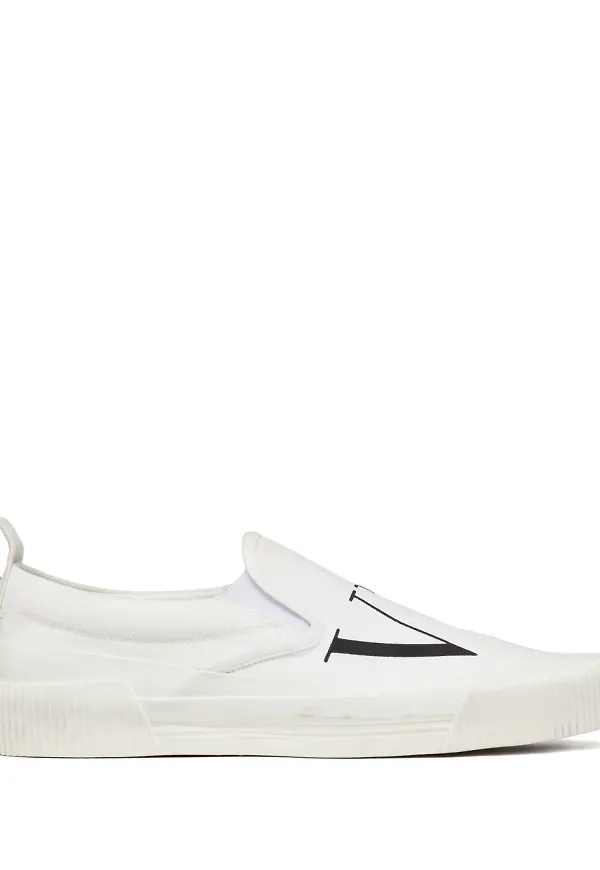 Valentino Garavani VLTN slip on-sneakers - Vit