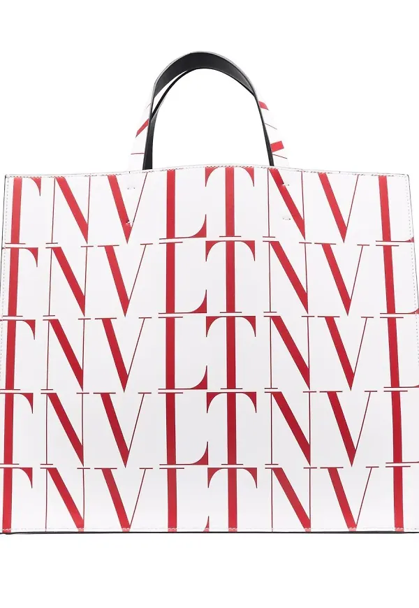Valentino Garavani VLTN TIMES totebag - Vit