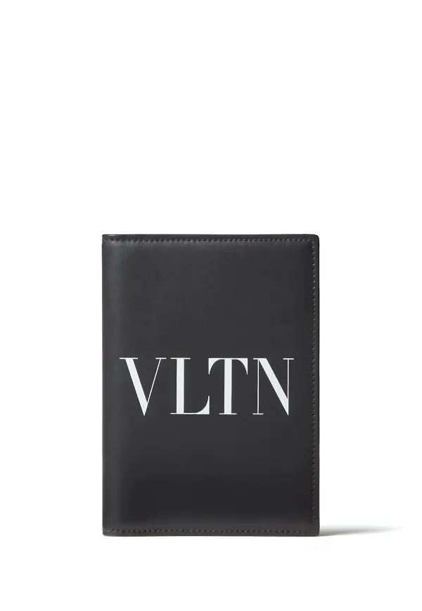 Valentino Garavani VLTN vikt läderplånbok - Svart