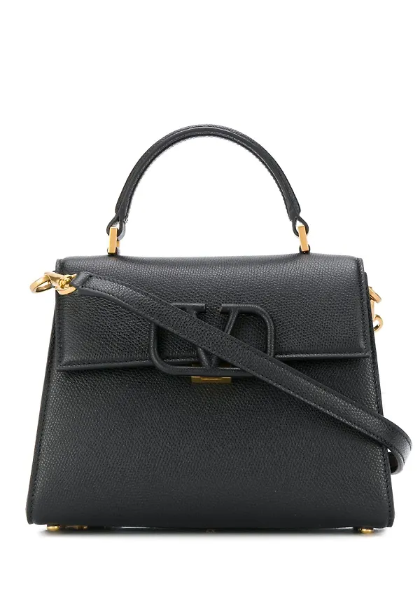 Valentino Garavani VSLING liten tote-väska - Svart
