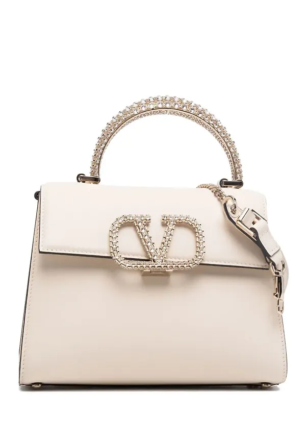 Valentino Garavani VSling totebag med strass - Neutral
