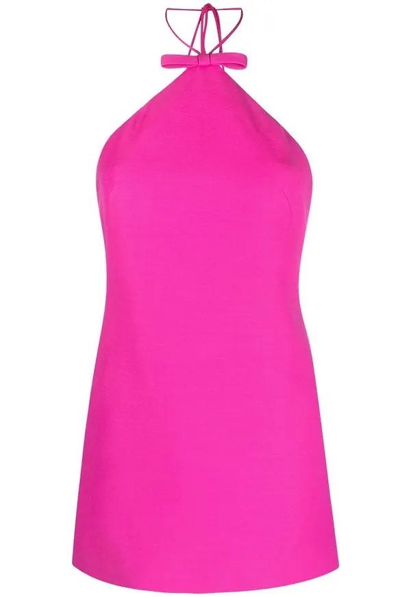 Valentino Grace miniklänning med halterneck - Rosa