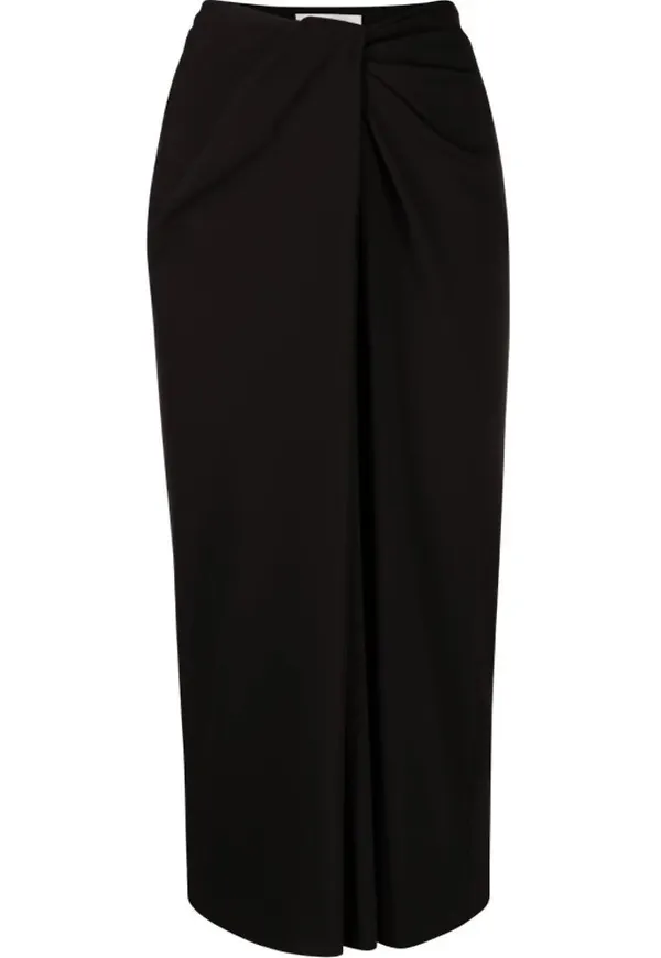 Valentino Midi kjol Svart, Dam