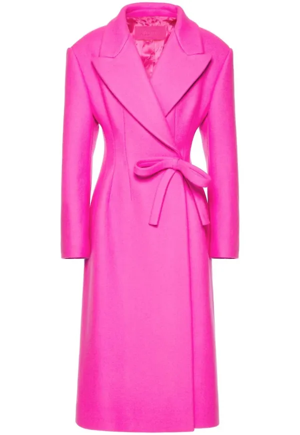 Valentino midikappa med rosett - Rosa