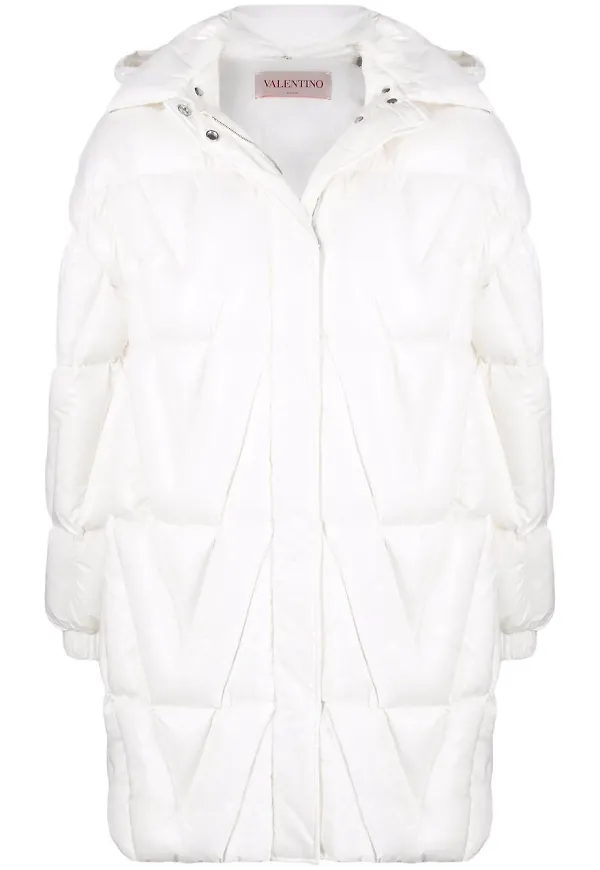Valentino Optical Valentino vadderad kappa - Vit