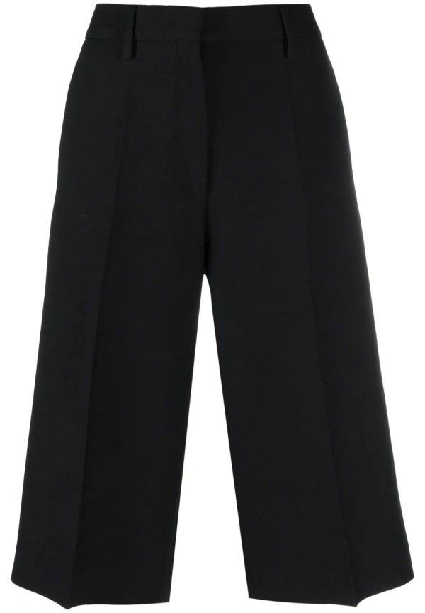 Valentino Pre-Owned skräddad culottes med hög midja - Svart
