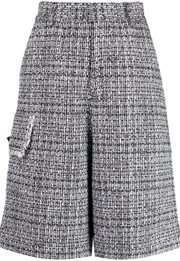 Valentino shorts med bouché-effekt - Flerfärgad