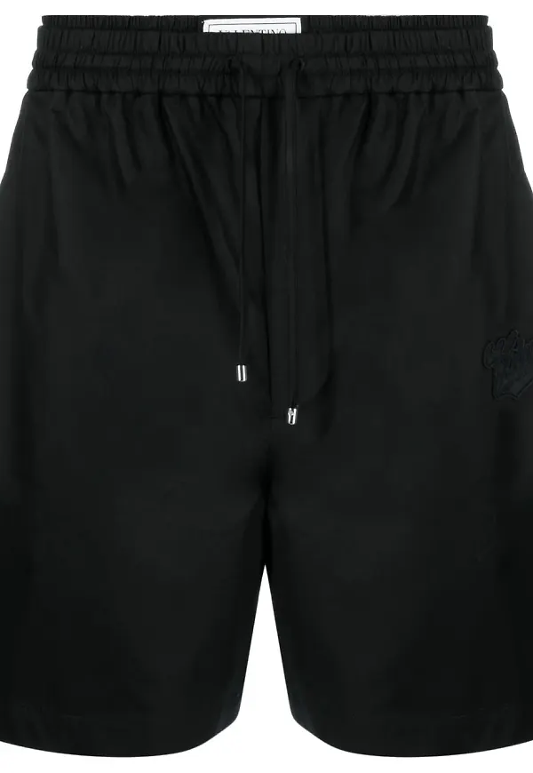 Valentino shorts med dragsko - Svart