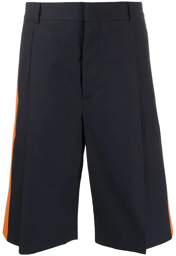 Valentino shorts med kontrastpanel - Blå