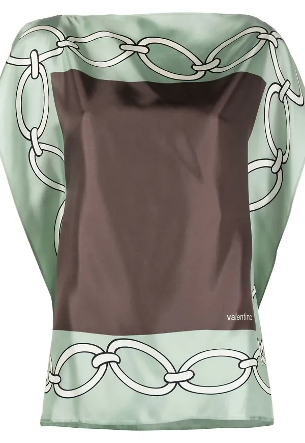 Valentino sidentopp från 1967 - Grön